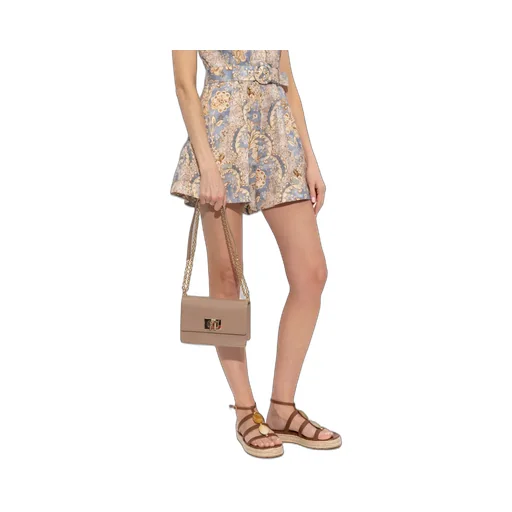Logo Chain Shoulder Bag