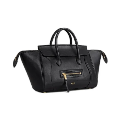 Small New Luggage In Supple Shiny Lambskin