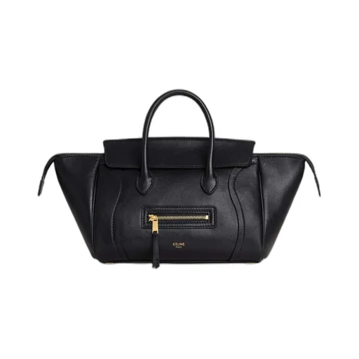 Small New Luggage In Supple Shiny Lambskin