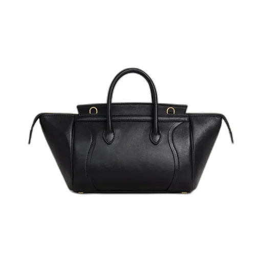 Small New Luggage In Supple Shiny Lambskin