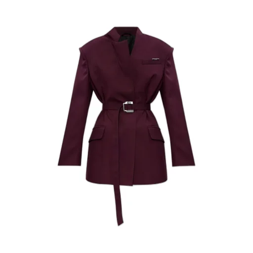 The Attico Belted Tailored Blazer