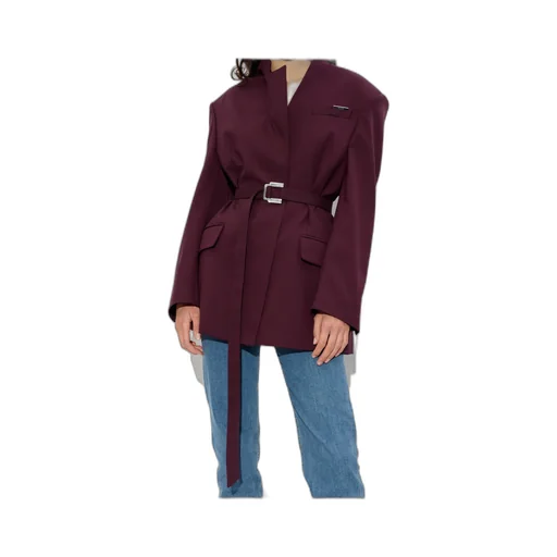 The Attico Belted Tailored Blazer