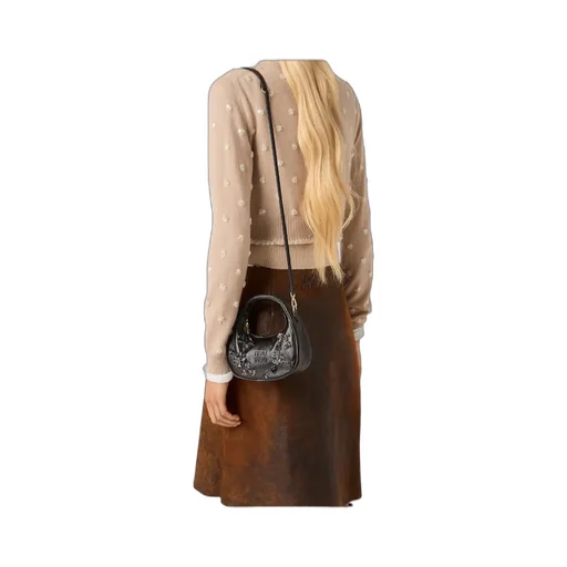 Wander Embroidered Leather Mini-Bag