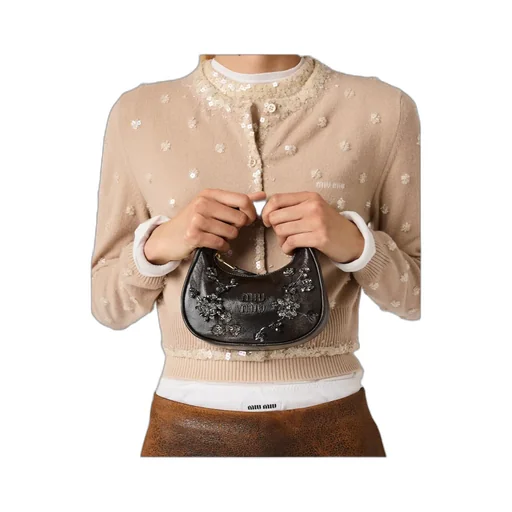 Wander Embroidered Leather Mini-Bag