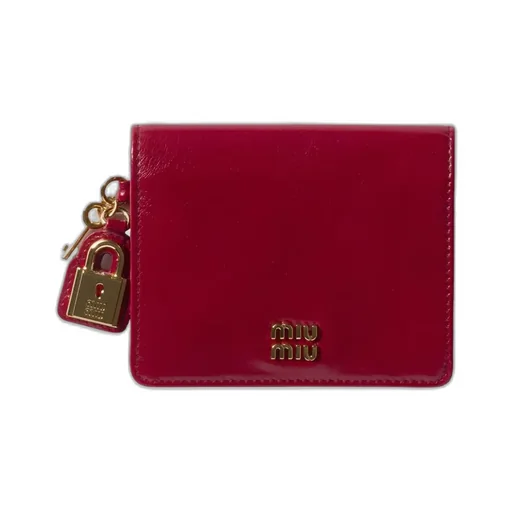 Miu Miu Logo-Lettering Bi-Fold Wallet