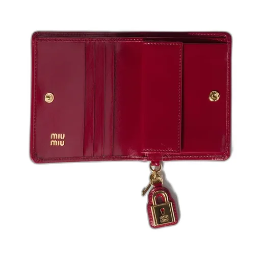 Miu Miu Logo-Lettering Bi-Fold Wallet