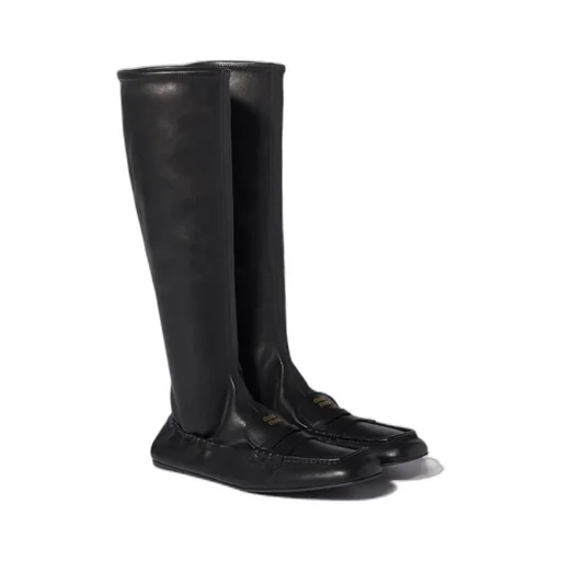 Ruches Nappa Leather Boots
