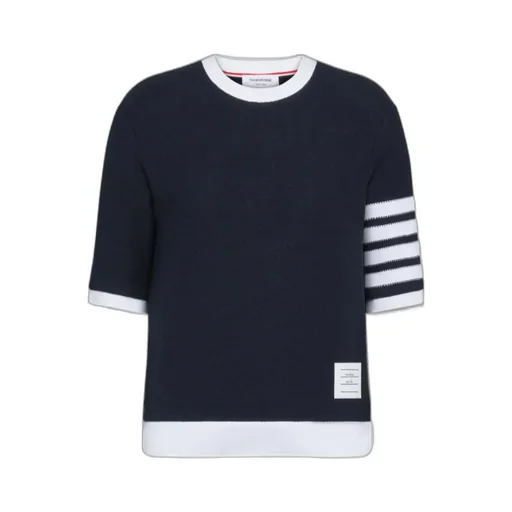 Thom Browne 4-Bar Knitted T-Shirt