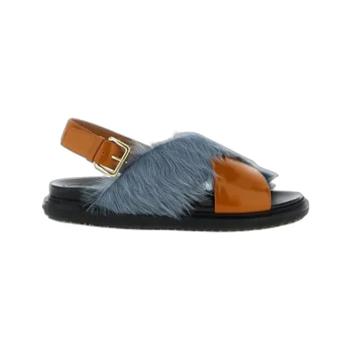Marni Crossover Strap Fussbett Sandals