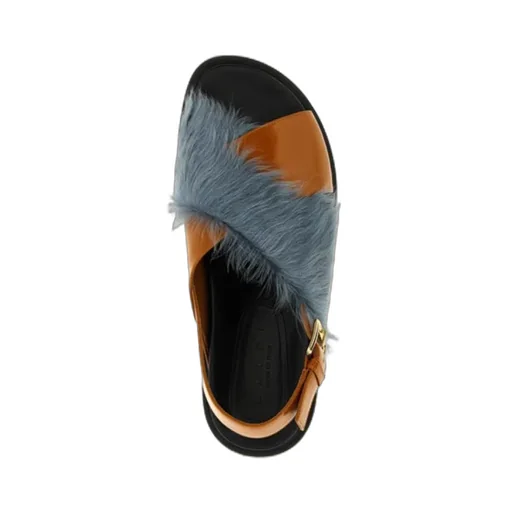 Marni Crossover Strap Fussbett Sandals