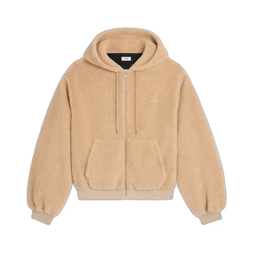 Hooded Jacket In Polar Fleece
