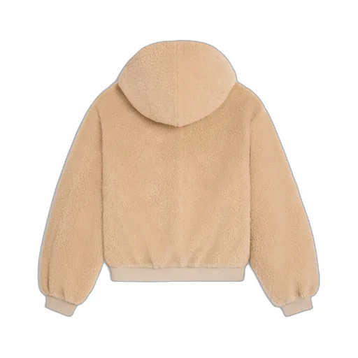 Hooded Jacket In Polar Fleece