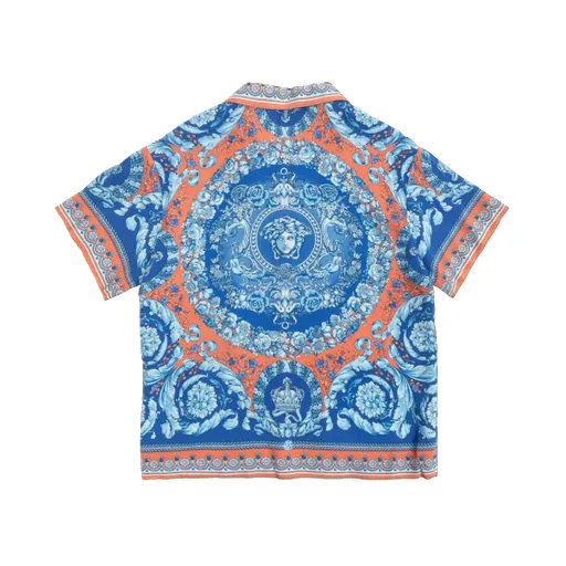 Versace Kids Graphic Printed Short-Sleeved Shirt