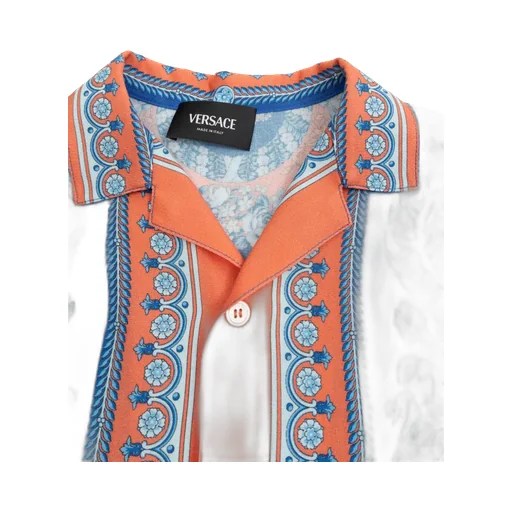 Versace Kids Graphic Printed Short-Sleeved Shirt