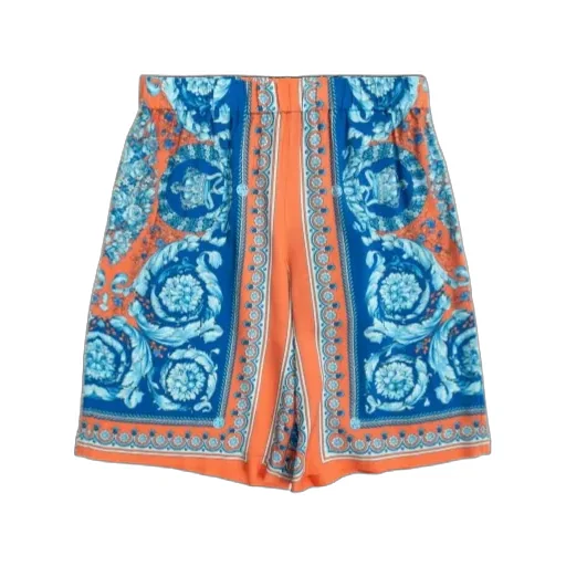Versace Kids Barocco Printed Shorts