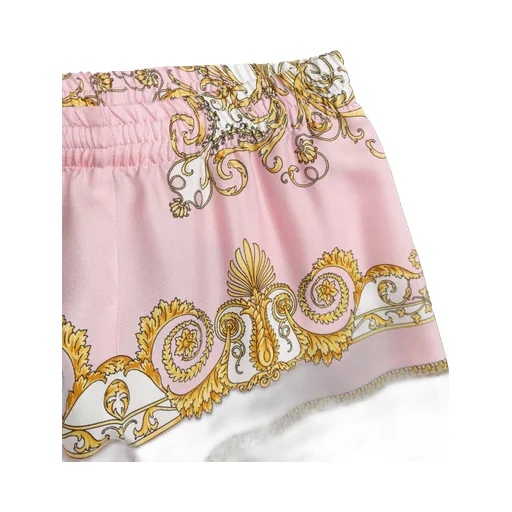 Versace Kids Baroque Printed Straight-Leg Pants