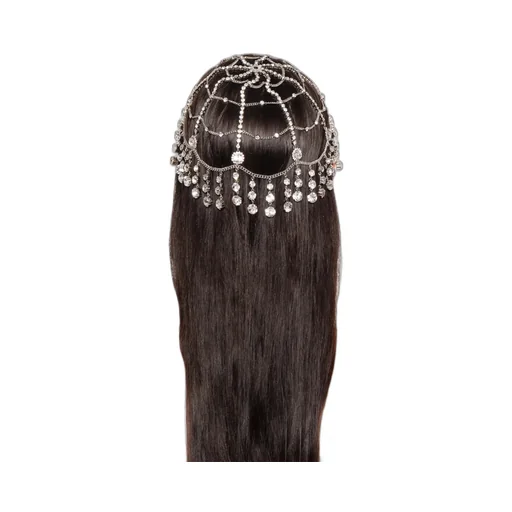 Rabanne Crystal Fringe Headpiece