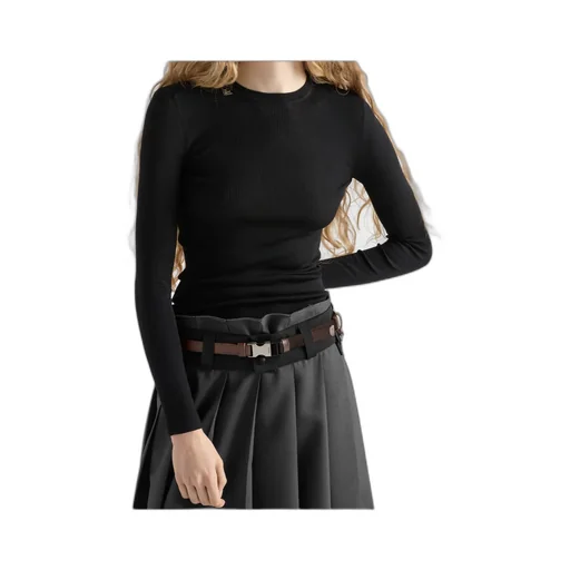 Prada Long-Sleeved Crewneck Jumper