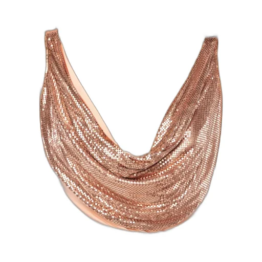 Rabanne Draped Cowl Neck Dress