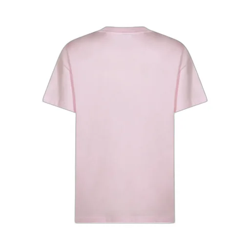 Ganni Poodle Logo Printed Crewneck T-Shirt