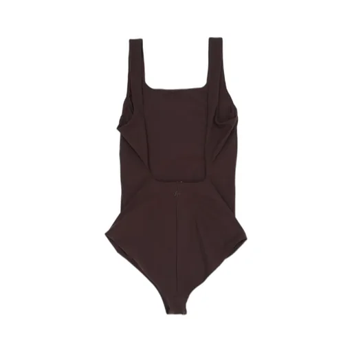 Square-Neck Swimsuit