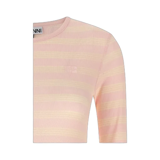 Ganni Stripe Rib Long Sleeved Jumper