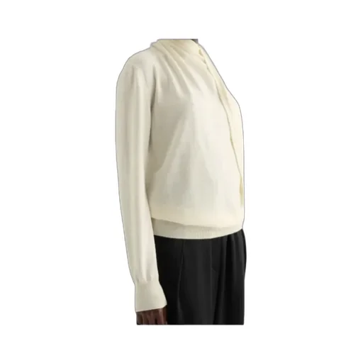 Jil Sander Draped-Neck Knitted Jumper