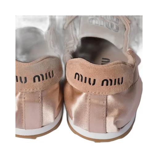 Plume Satin Sneakers