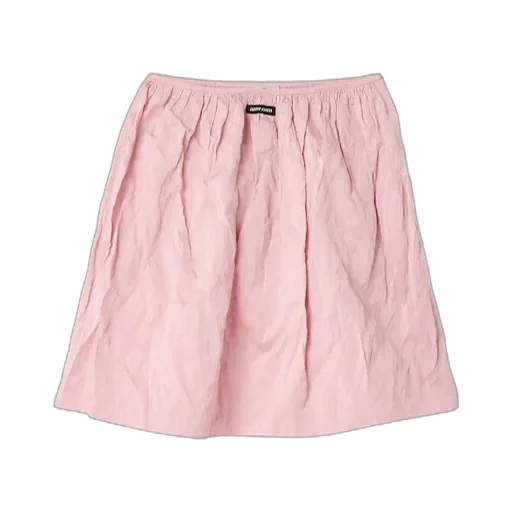 Miu Miu A-Line Logo Midi Skirt