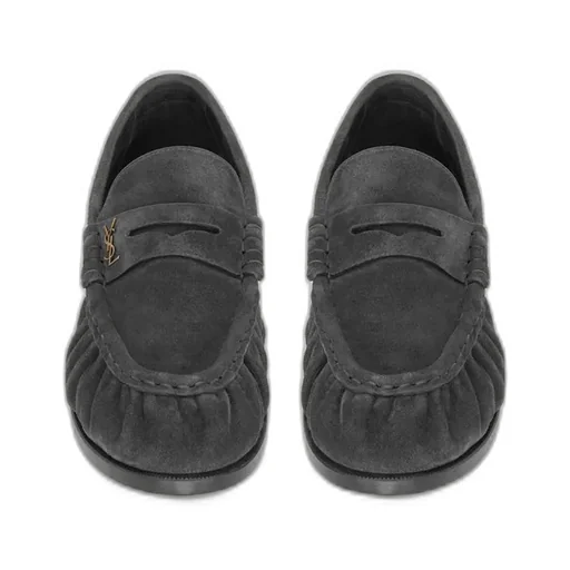 Saint Laurent Le Loafer Logo Plaque Loafers