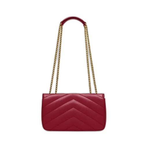 Saint Laurent Loulou Matelassé Small Shoulder Bag