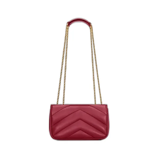 Saint Laurent Loulou Foldover Top Mini Shoulder Bag