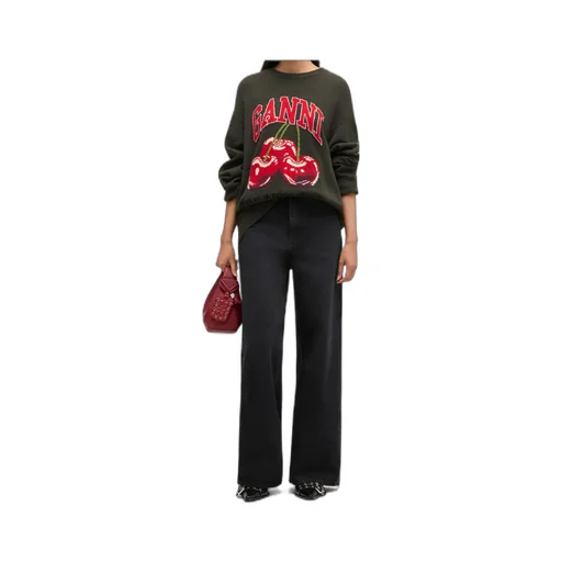Ganni Oversized Graphic Jumper
