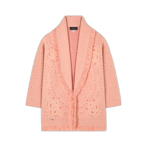Alanui Bandana Jacquard Cardigan