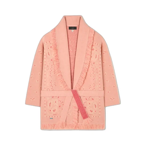 Alanui Bandana Jacquard Cardigan