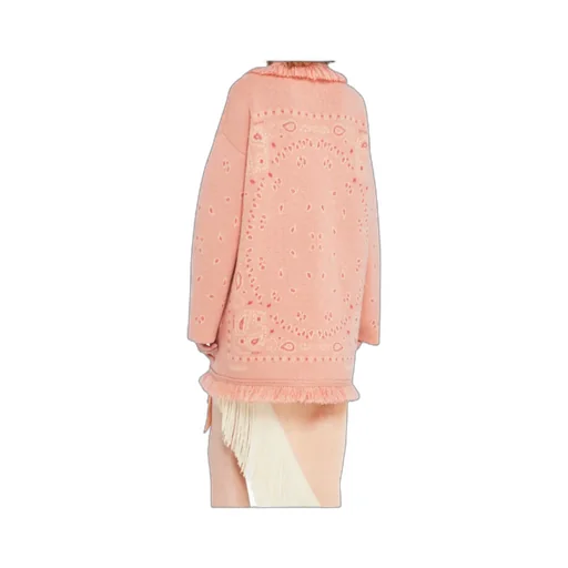 Alanui Bandana Jacquard Cardigan