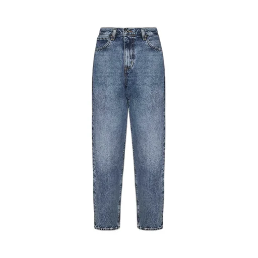 Frame Mid-Rise Straight-Leg Jeans