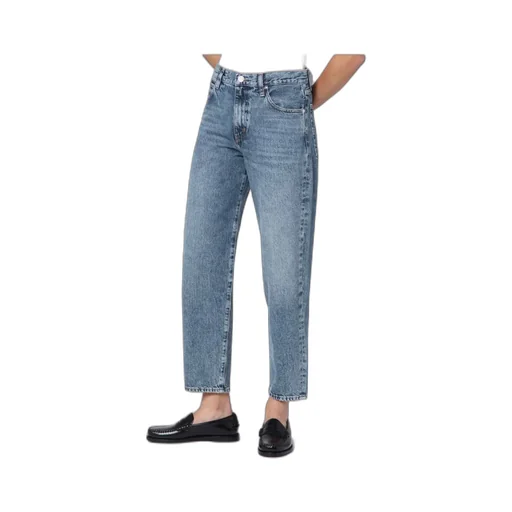 Frame Mid-Rise Straight-Leg Jeans