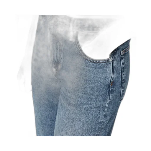 Frame Mid-Rise Straight-Leg Jeans