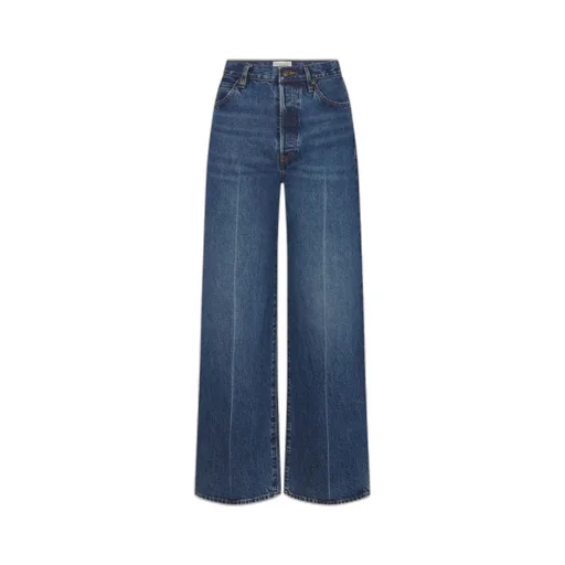High-Waisted Wide-Leg Jeans