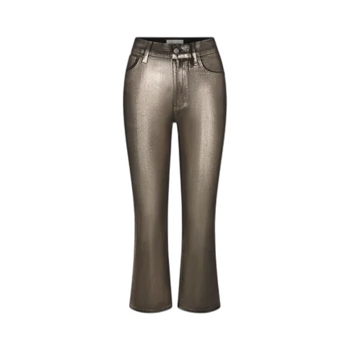Frame High-Waist Straight-Leg Jeans