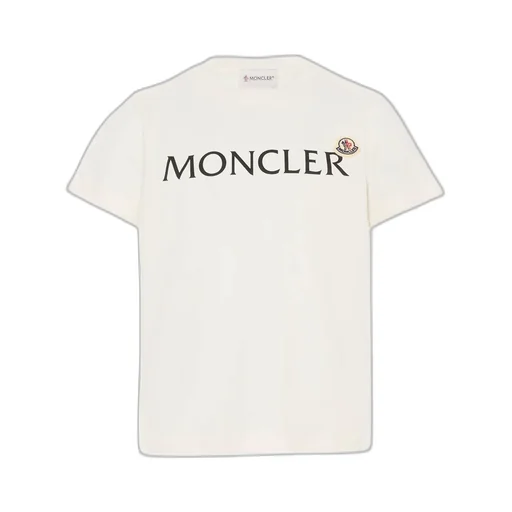 Moncler Enfant Logo Printed Crewneck T-Shirt