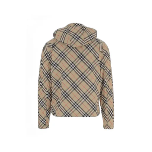 Burberry Checked Zip-Up Jacket