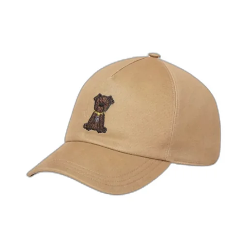 Beige Canvas Baseball Cap