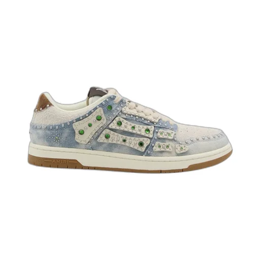 Amiri Skel Top Low Embellished Sneakers