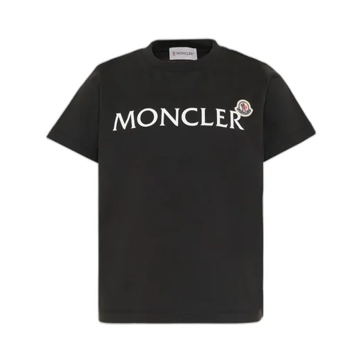 Moncler Enfant Logo Printed Crewneck T-Shirt