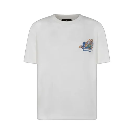 Etro Pegaso Embroidered Short-Sleeved T-Shirt