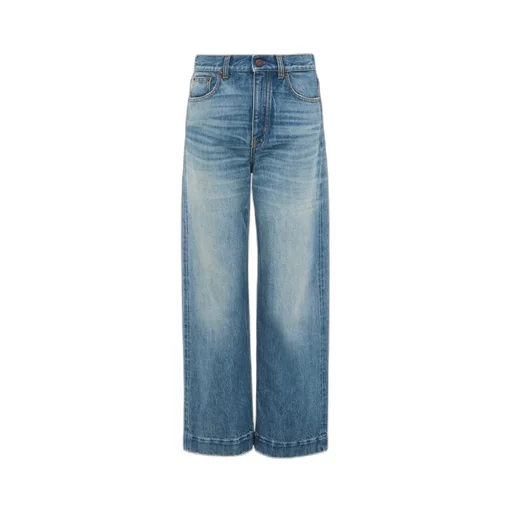 Chlo High-Waisted Cropped Jeans