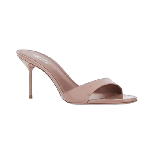 Round-Toed High-Heeled Sandals