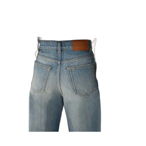 Chlo High-Waisted Cropped Jeans